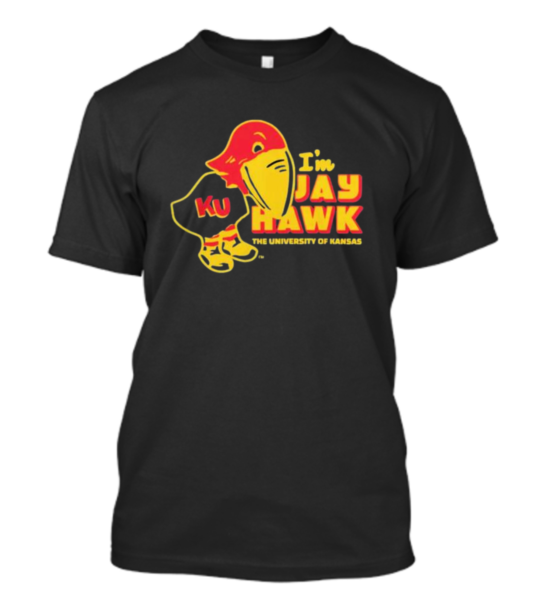 KU I'm A Jayhawk The University Of Kansas 1920 College Vault T-Shirt