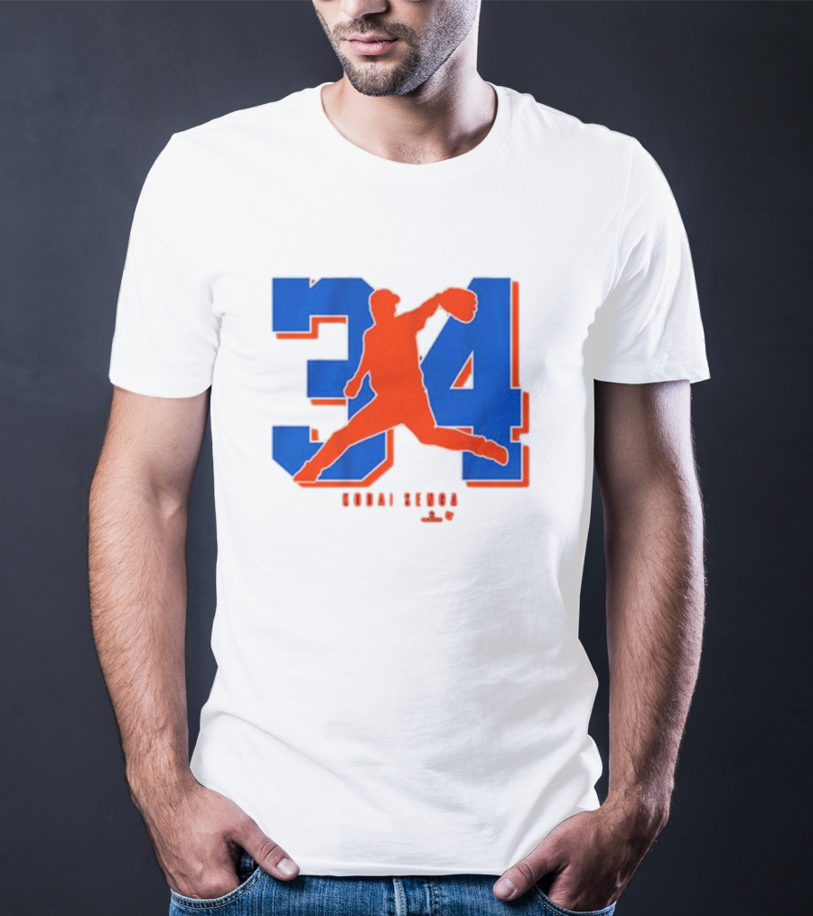 Kodai Senga 34 New York Mets Pitcher T-Shirt