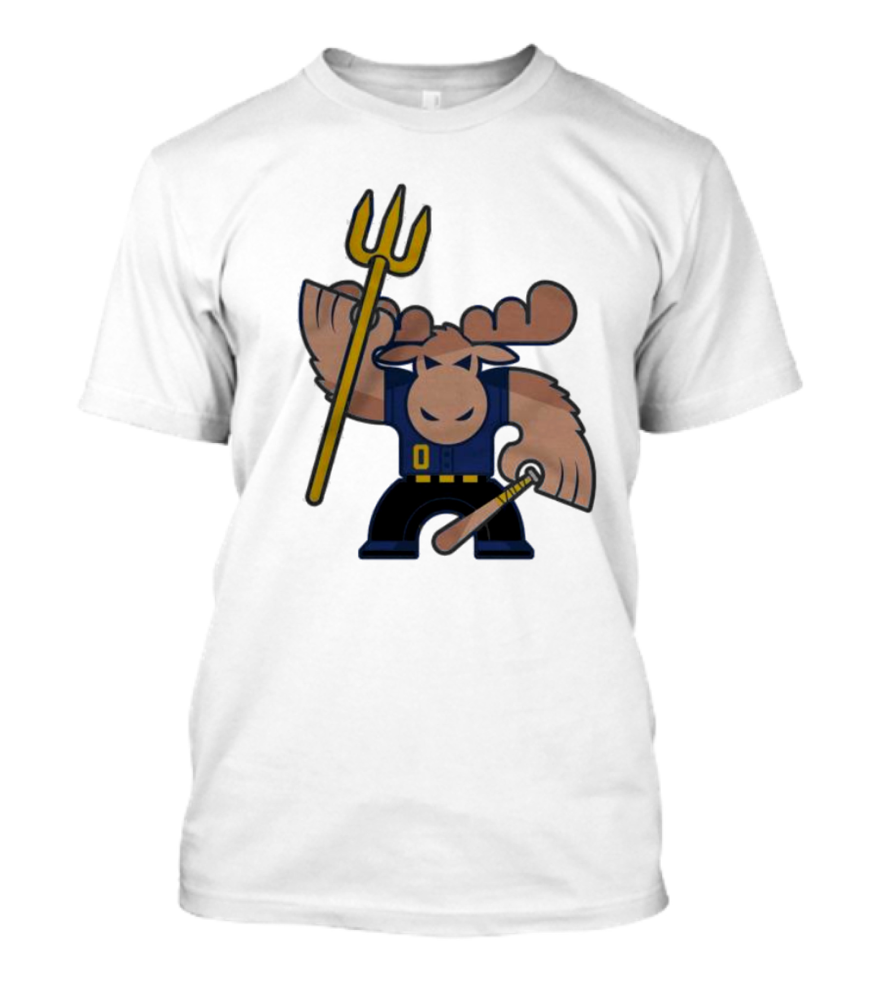 Simply Seattle Home Run Mojo Moose Baseball Pose T-Shirt