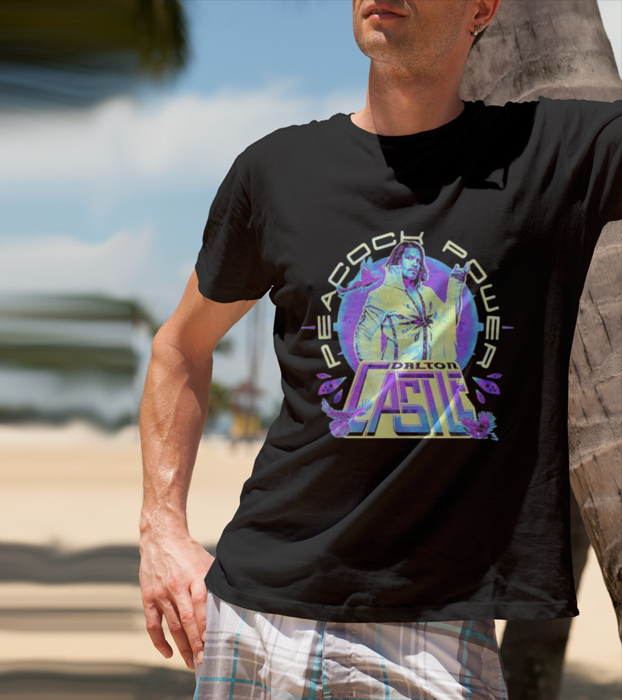 Dalton Castle Peacock Power T-Shirt