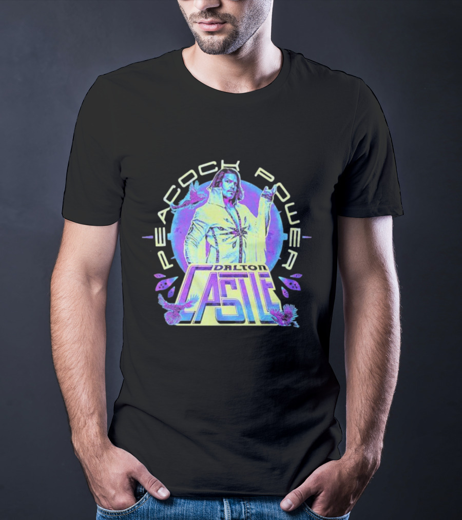 Dalton Castle Peacock Power T-Shirt