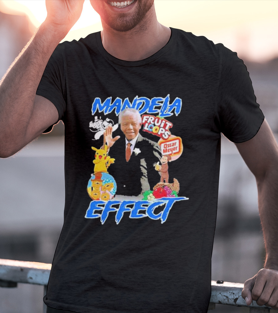 Mandela Effect Fruit Loops Pikachu Curious George Oscar Meyer C-3PO Bernstein Bears Berenstain T-Shirt