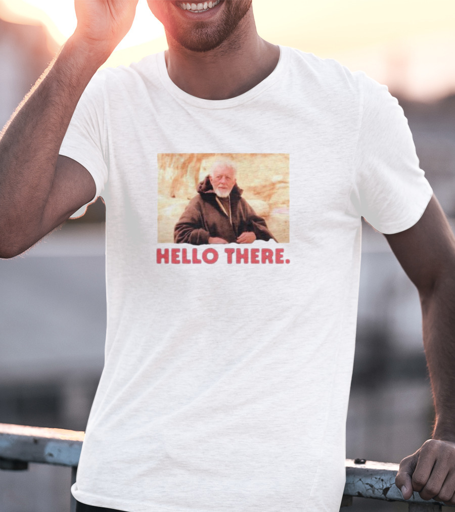 Alec Guinness Obi-Wan Kenobi Hello There Iconic Star Wars T-Shirt