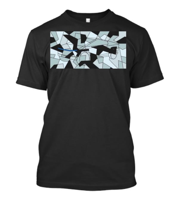 Teslaconomics Cybertruck Camo Geometric T-Shirt