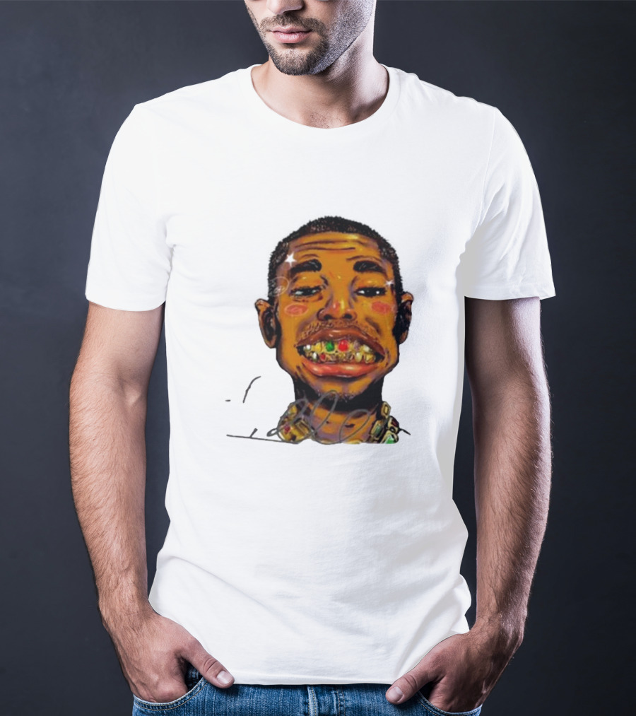 Vameee1 It’s The Way You Wear It Bold Cartoon Face T-Shirt