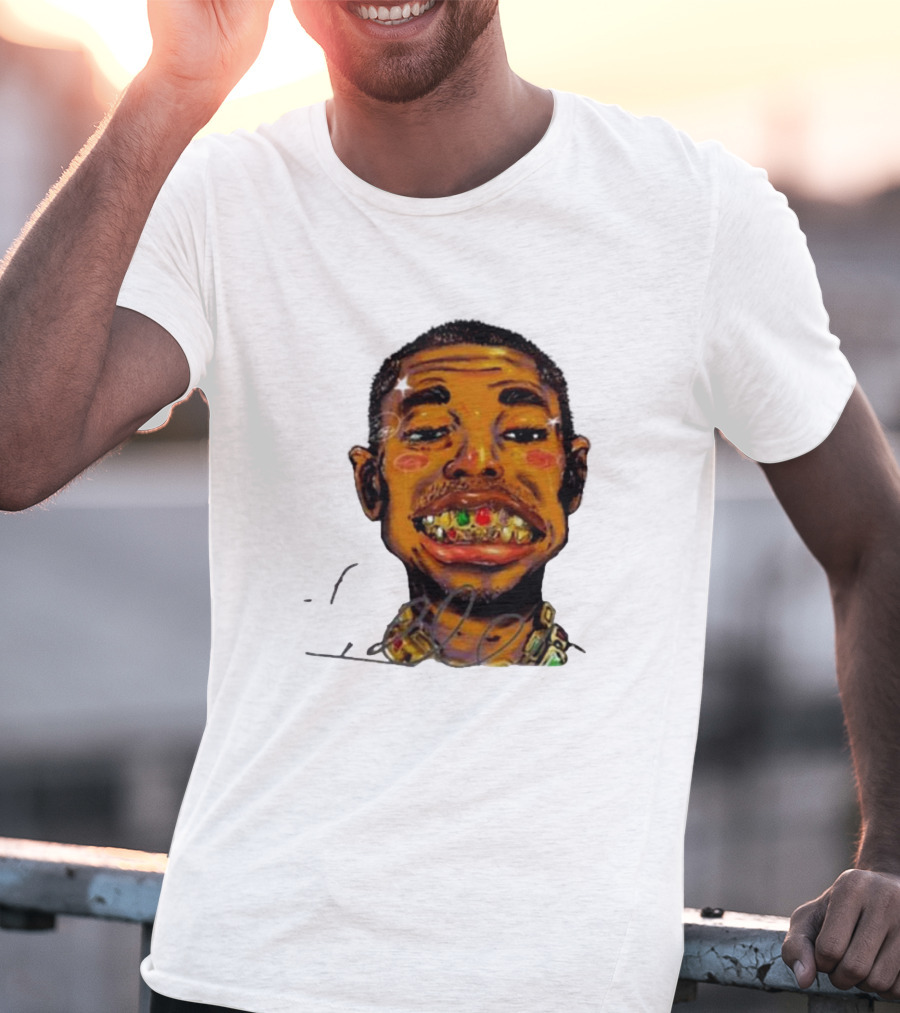 Vameee1 It’s The Way You Wear It Bold Cartoon Face T-Shirt