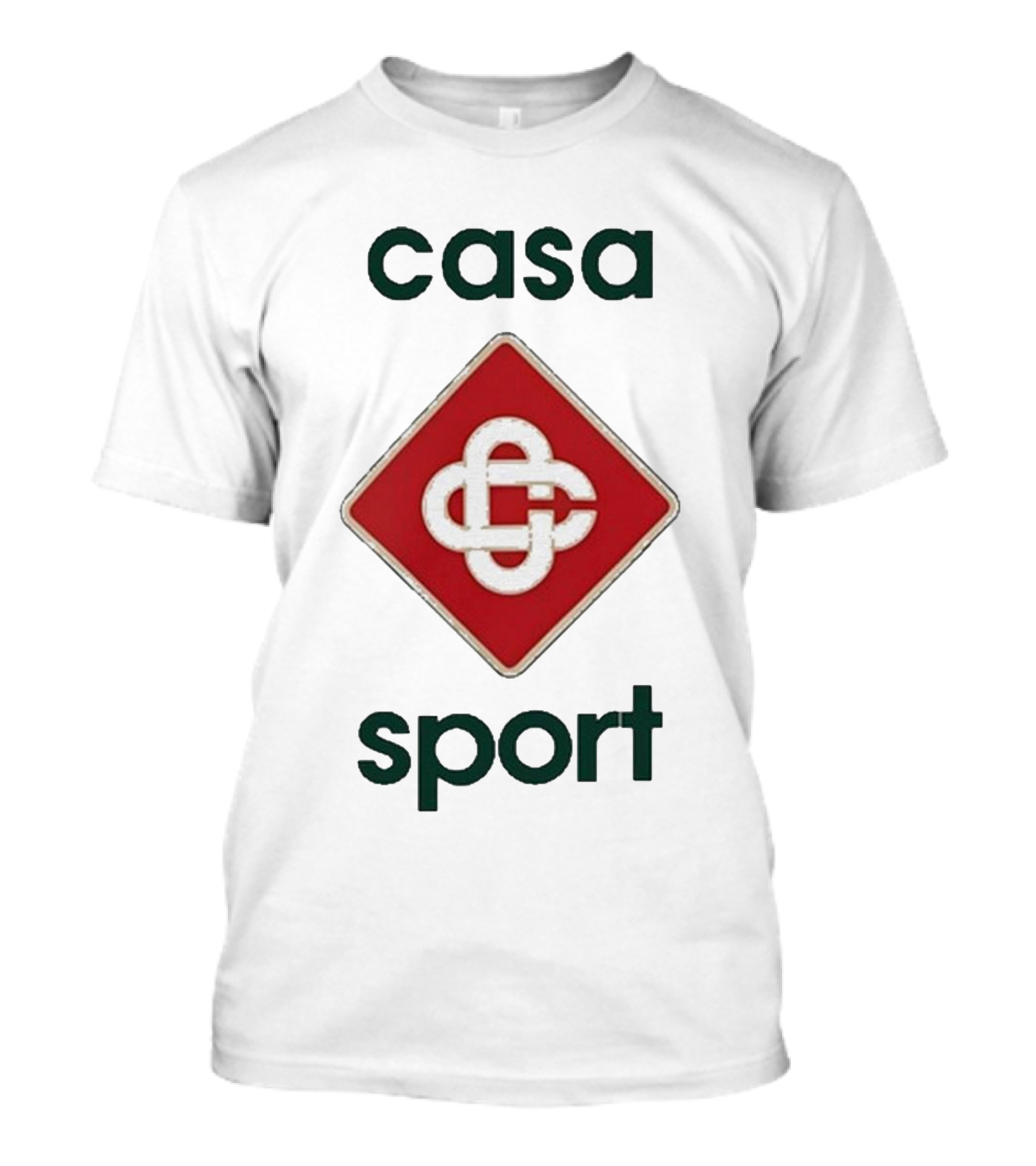 Casablanca Casa Sport Iconic Red Emblem T-Shirt