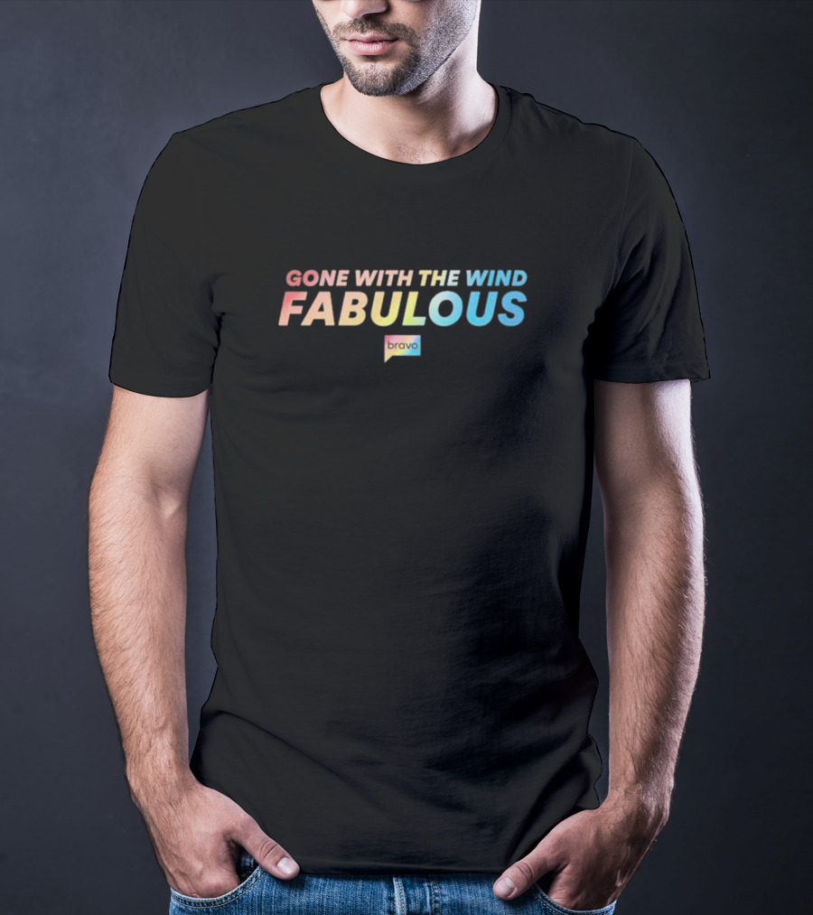 Gone With The Wind Fabulous Bravo Pride Rainbow T-Shirt