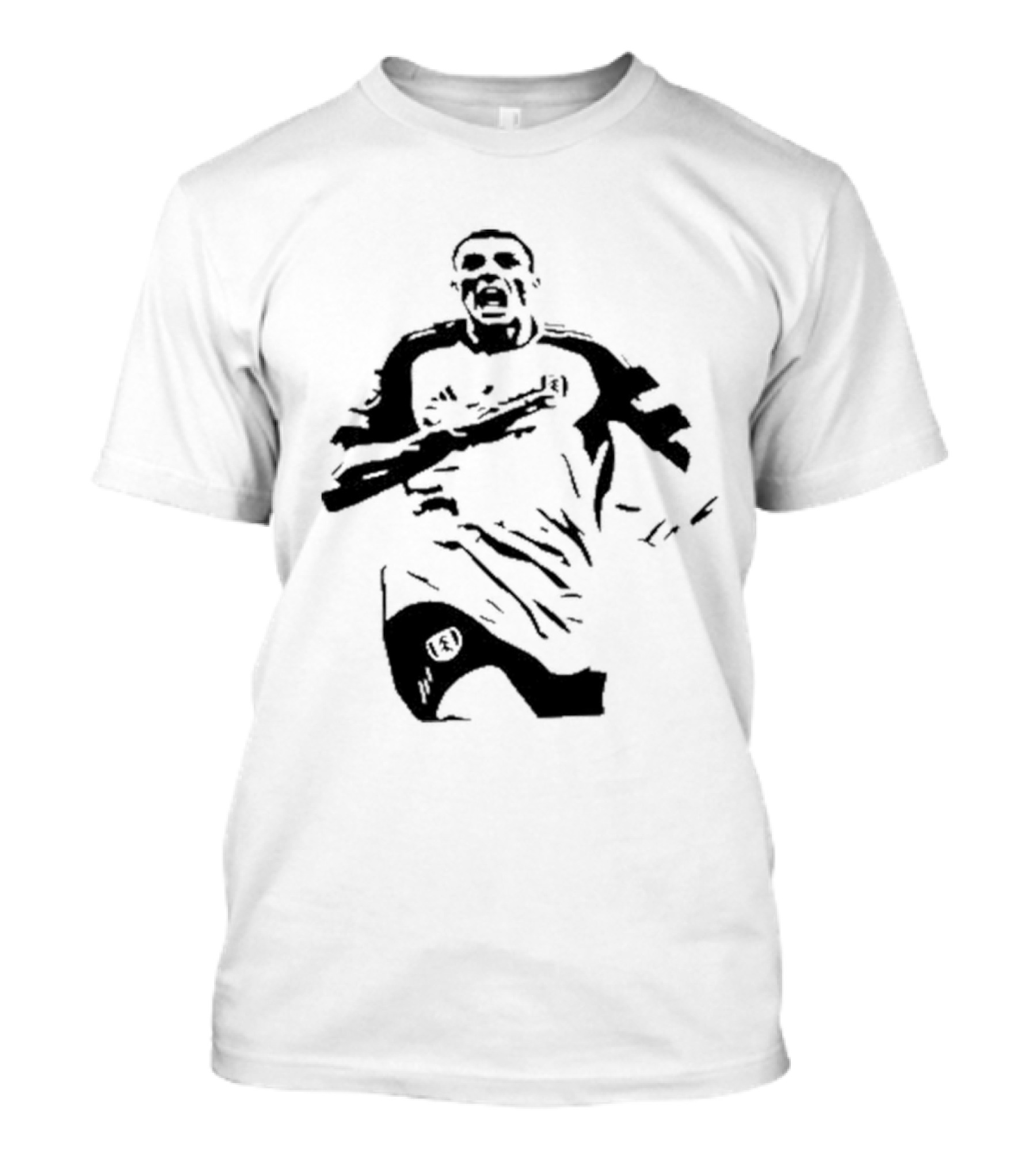 Palhinha Celebratory Silhouette Soccer Player Image T-Shirt