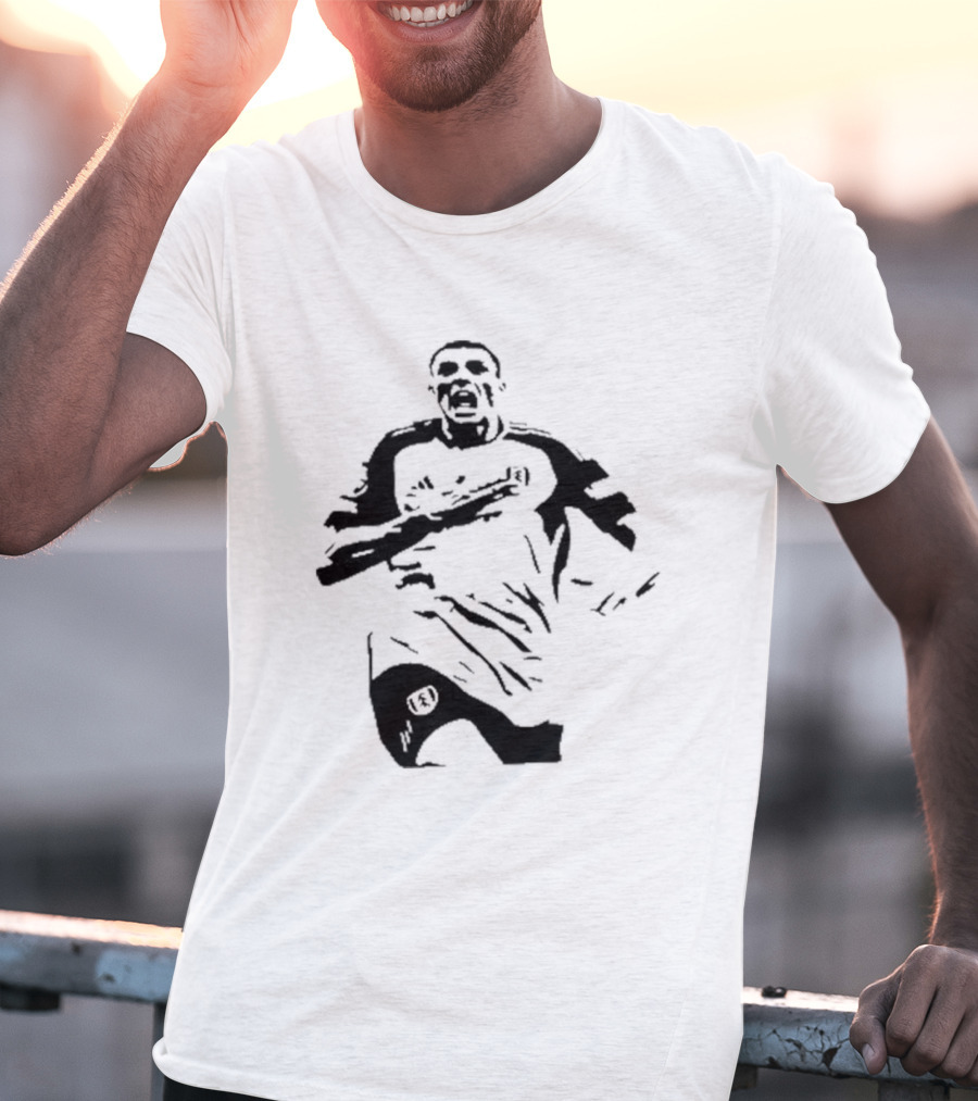 Palhinha Celebratory Silhouette Soccer Player Image T-Shirt