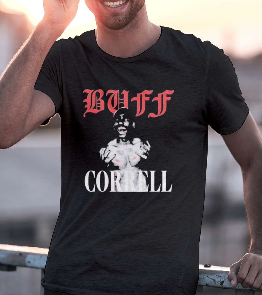 BUFF CORRELL Screaming Buff Correll Iconic Visual T-Shirt