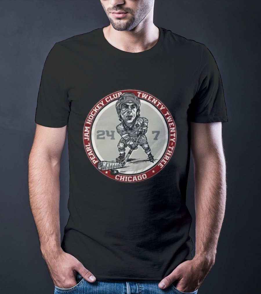 Pearl Jam Hockey Club Chicago Twenty Twenty-Three 24/7 T-Shirt