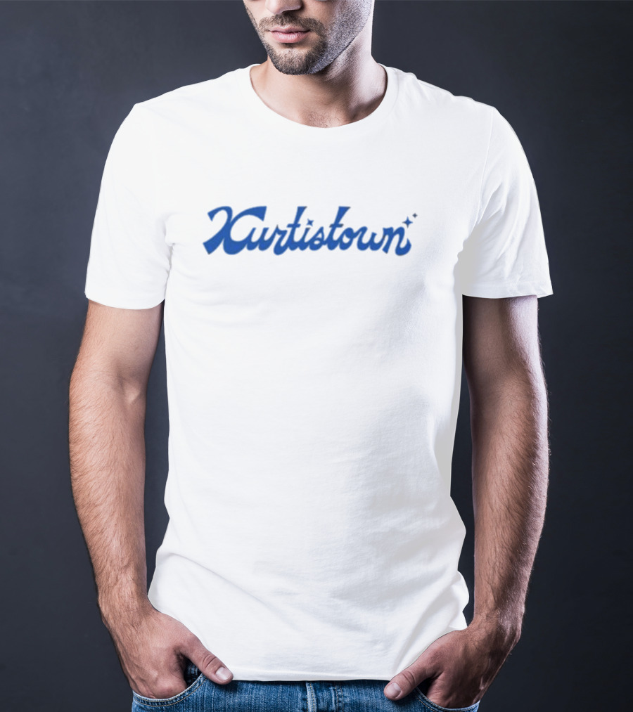 Kurtistown Blue Script Star T-Shirt