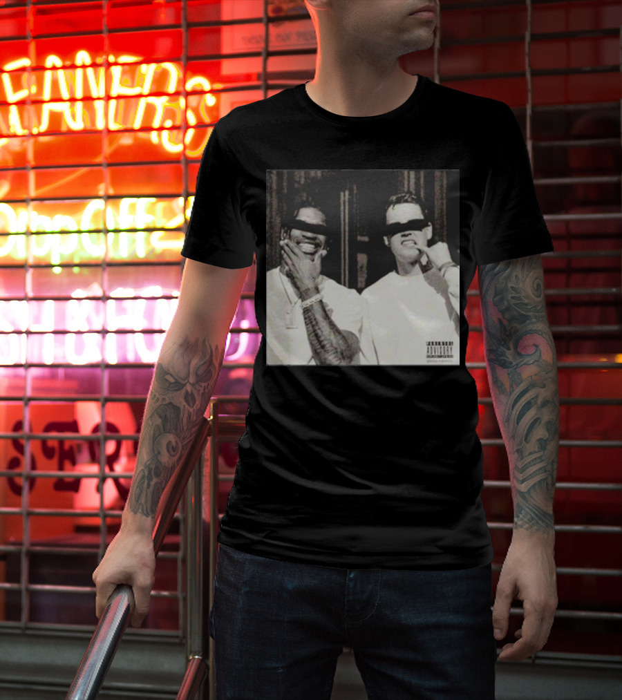 Bengalsgraphics They Are Burning All The Witches So Light Me Parental Advisory Duo With Black Bars T-Shirt