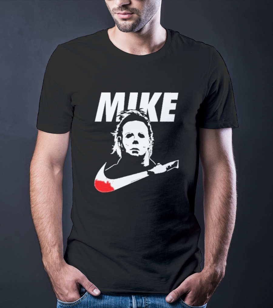 Mike Myers Parody Mask Knife Halloween T-Shirt