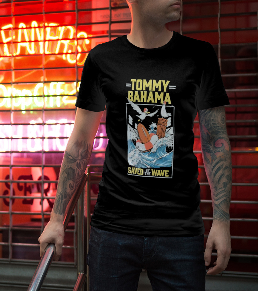 Tommy Bahama Ohio State Buckeyes Saved By The Wave T-Shirt