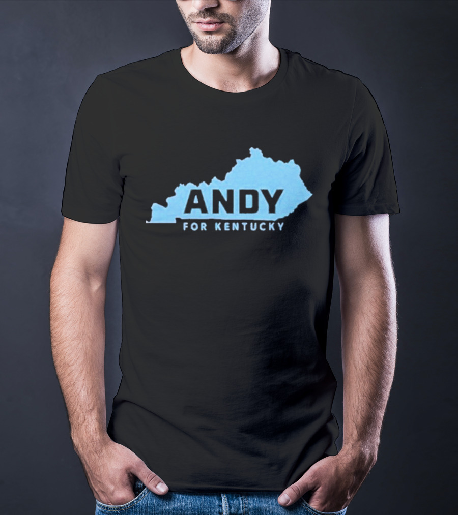 Andy For Kentucky Blue Map Campaign T-Shirt