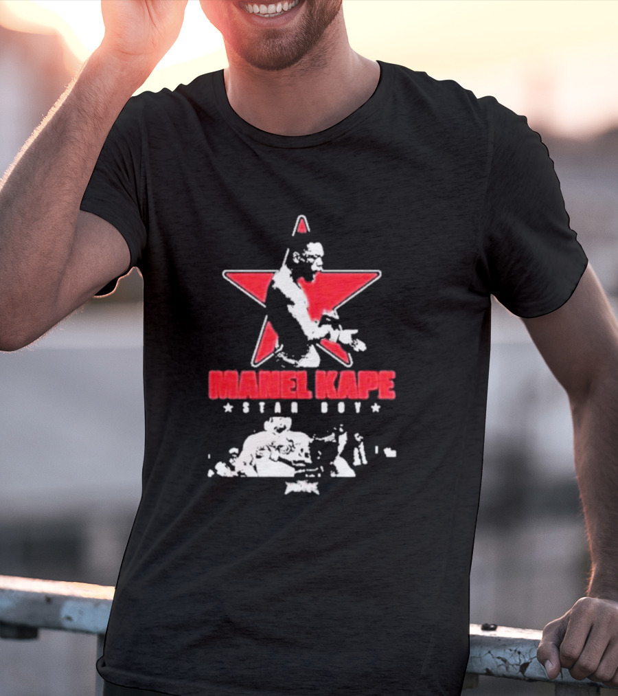 Manel Kape Star Boy Full Violence Red Star Iconography T-Shirt