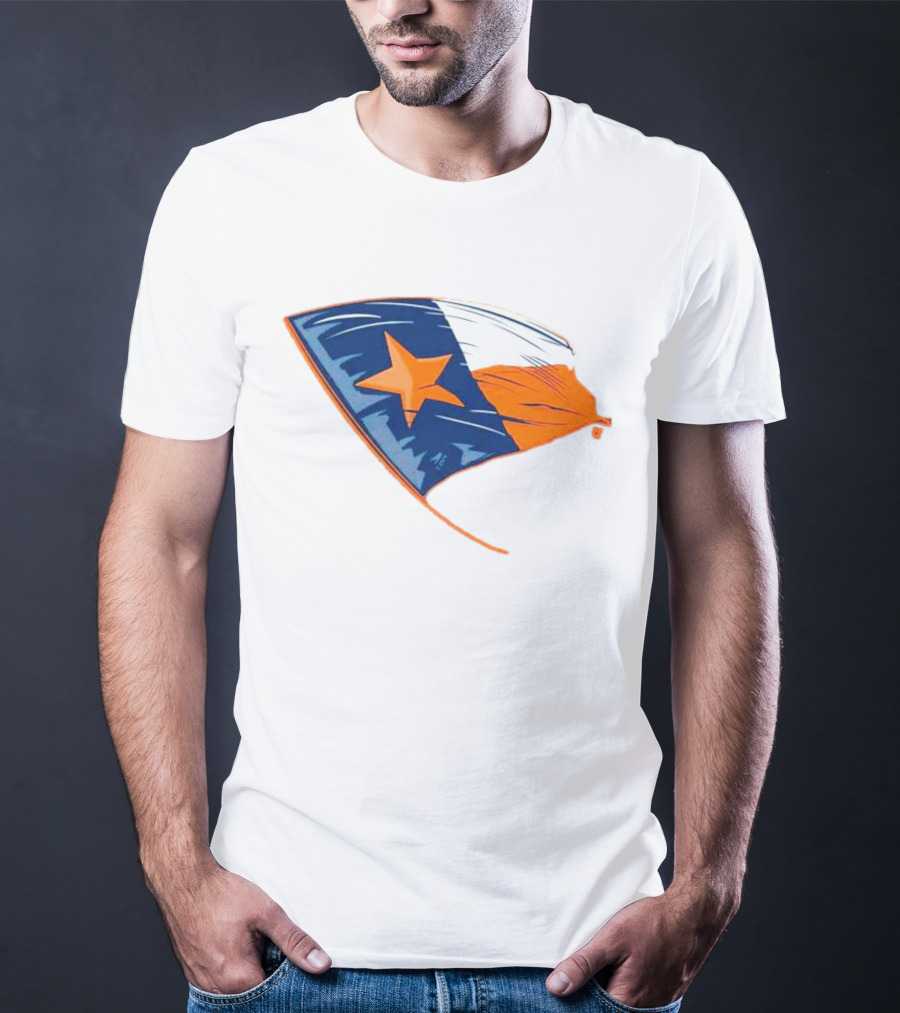 Houston State Flag Texas Colors And Star T-Shirt