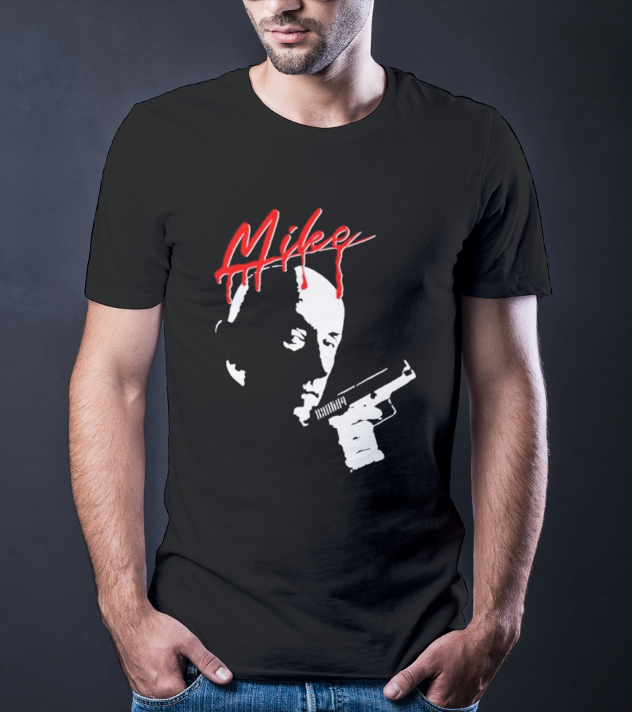 Mike Crime Noir Gunman T-Shirt