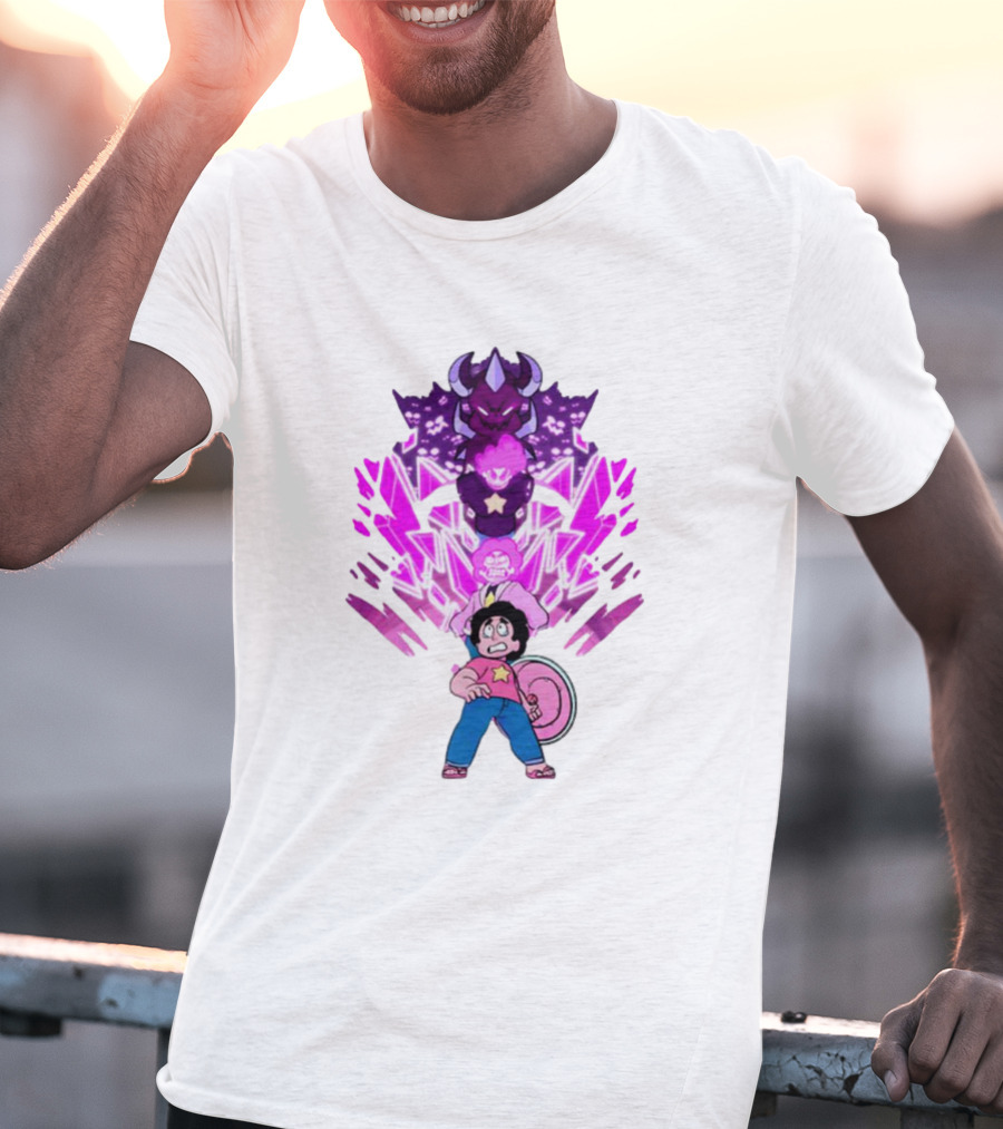 Jakeneutron Steven Universe Dark Fusion Transformation T-Shirt