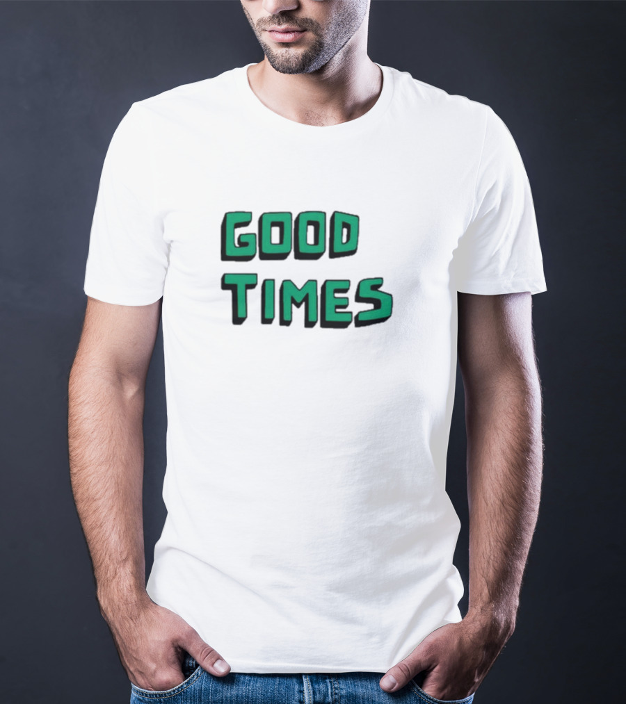 Good Times Bella Freud Black Shirt Fashion T-Shirt