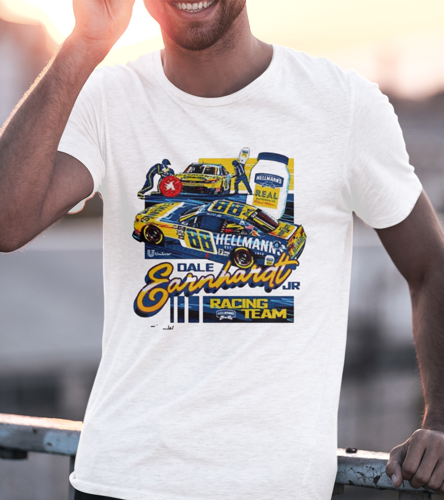 Dale Earnhardt Jr Racing Team Hellmann’s Real Cars 88 Racing Team T-Shirt