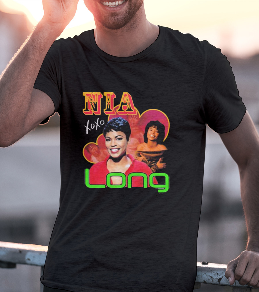 Nia Long Xoxo 90s Nostalgia Collage T-Shirt