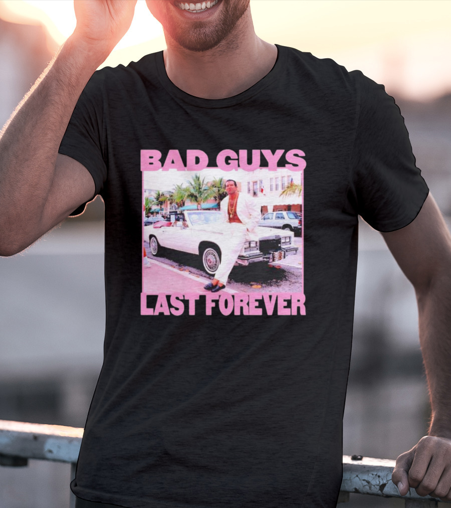 Scott Hall Bad Guys Last Forever Retro Miami Vibe T-Shirt