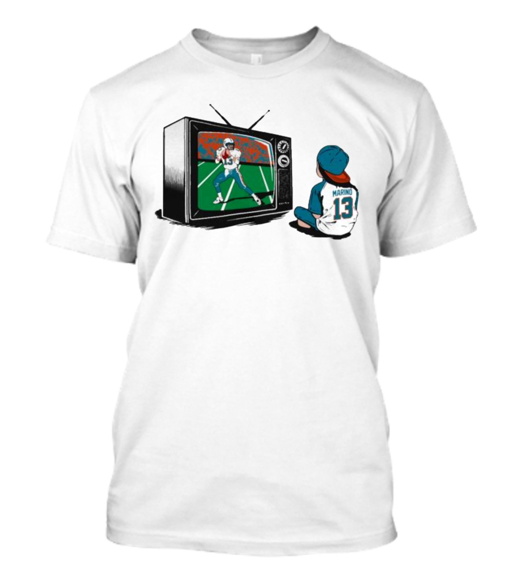 Youth Idols Watching Marino 13 Football Legend T-Shirt