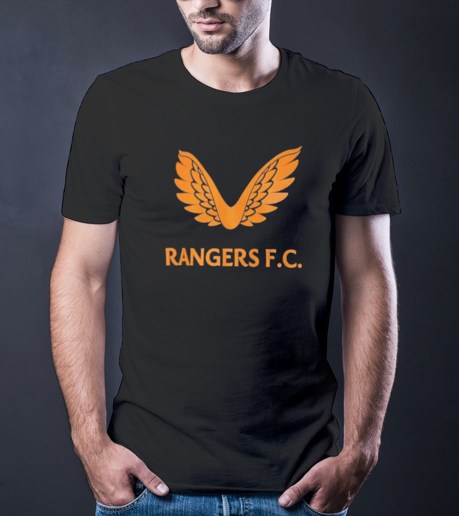 Rangers F.C. Orange Winged Emblem T-Shirt
