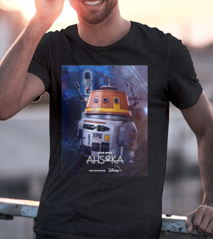 Star Wars Ahsoka Chopper Droid Character Now Streaming Disney+ T-Shirt