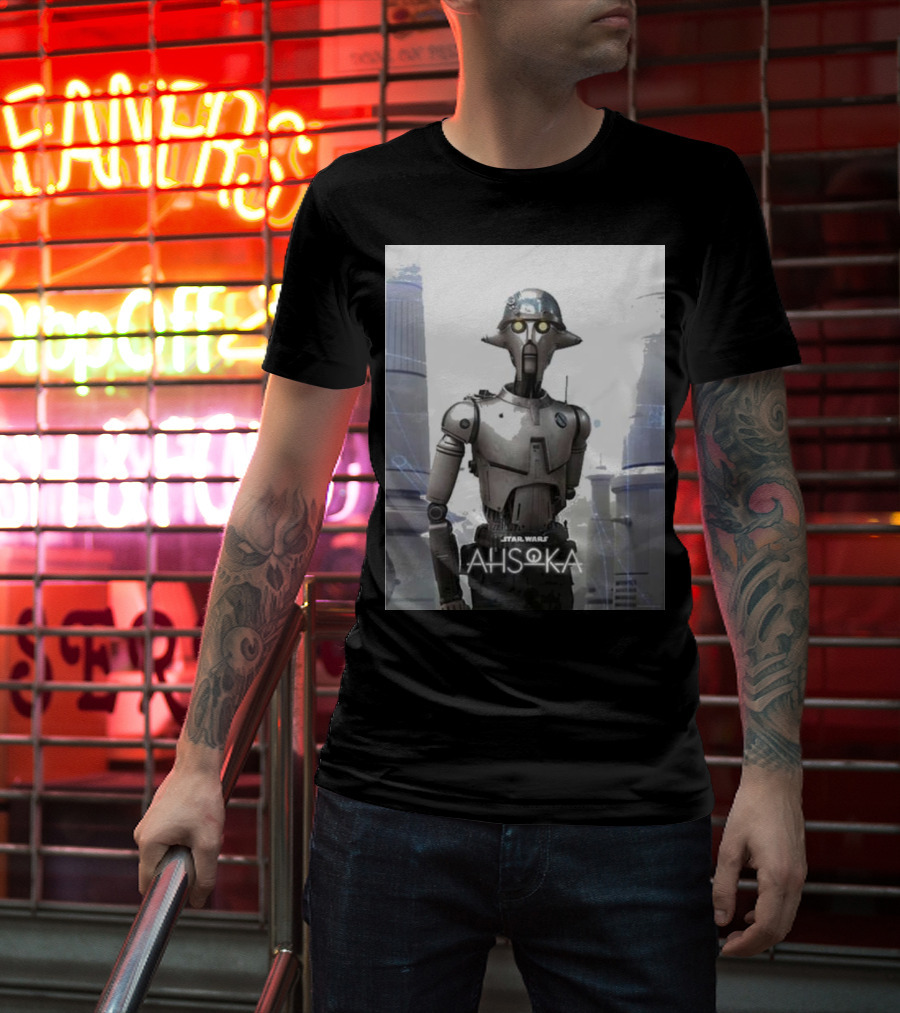 Star Wars Ahsoka Huyang Character Robot Droid T-Shirt