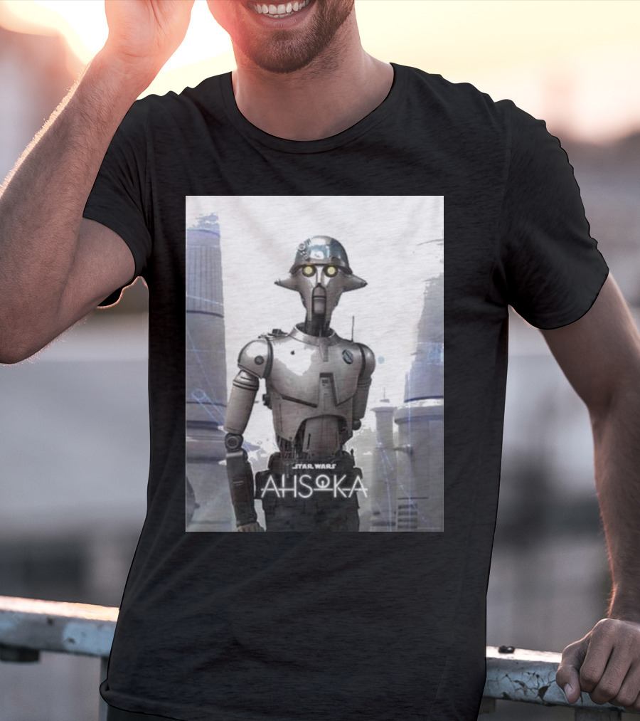 Star Wars Ahsoka Huyang Character Robot Droid T-Shirt