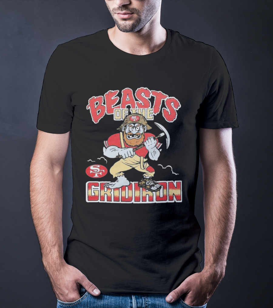 San Francisco 49ers Beasts Of The Gridiron SF Miner Character T-Shirt