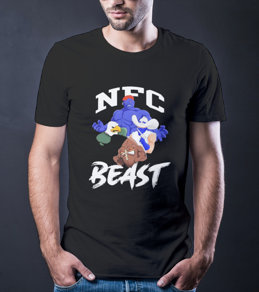 NFC Beast Football Characters And Mascots T-Shirt