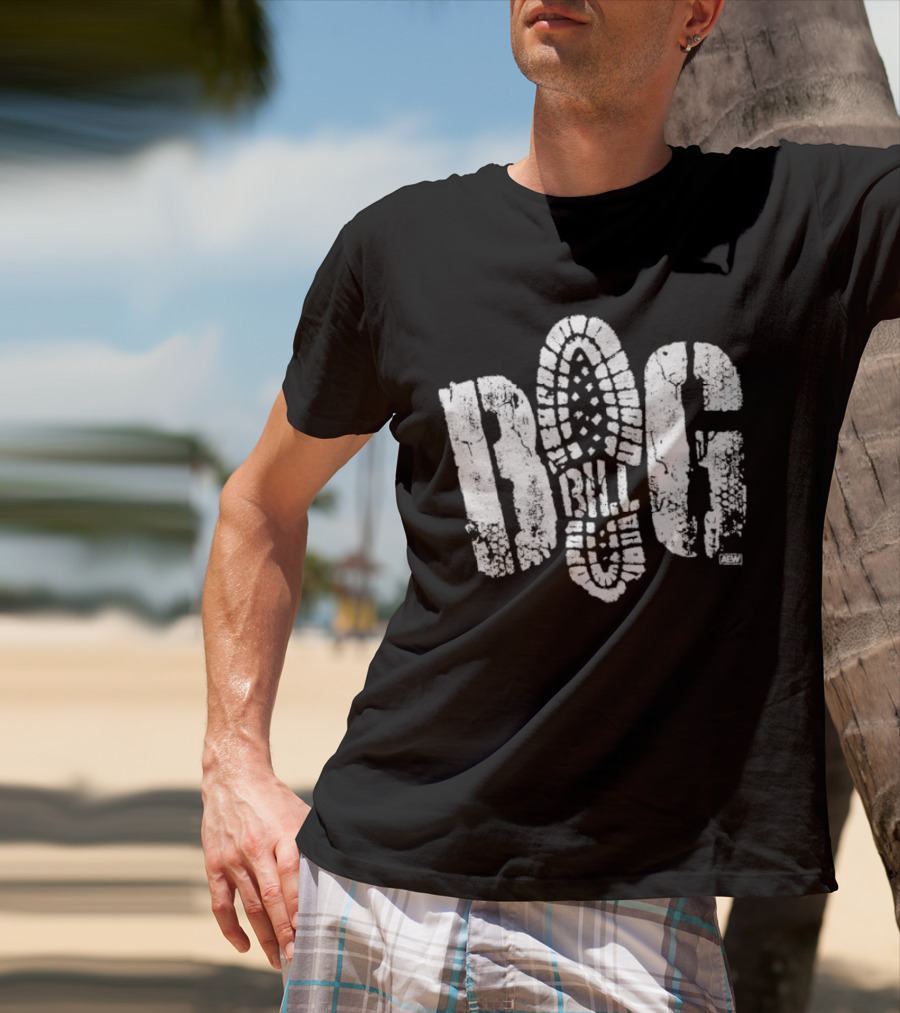 Big Bill AEW Boot Stomp Print T-Shirt