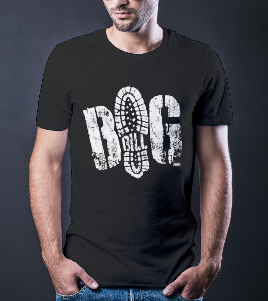 Big Bill AEW Boot Stomp Print T-Shirt