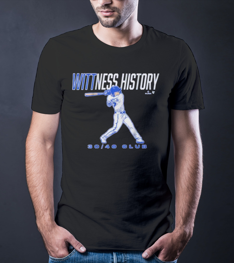 Wittness History Bobby Witt Jr 30/40 Club T-Shirt
