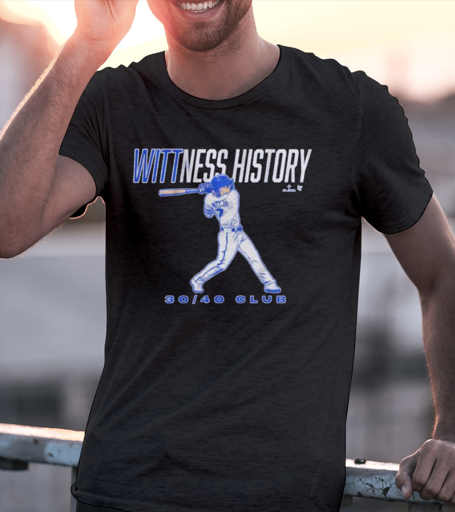 Wittness History Bobby Witt Jr 30/40 Club T-Shirt