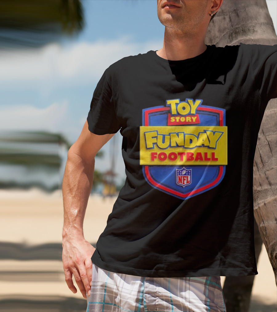 Toy Story Funday Football NFL Shield T-Shirt