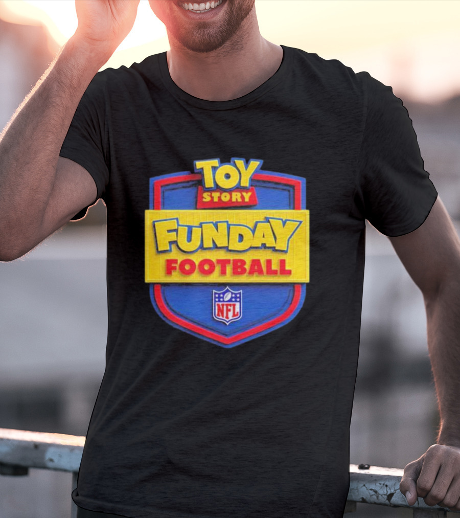 Toy Story Funday Football NFL Shield T-Shirt