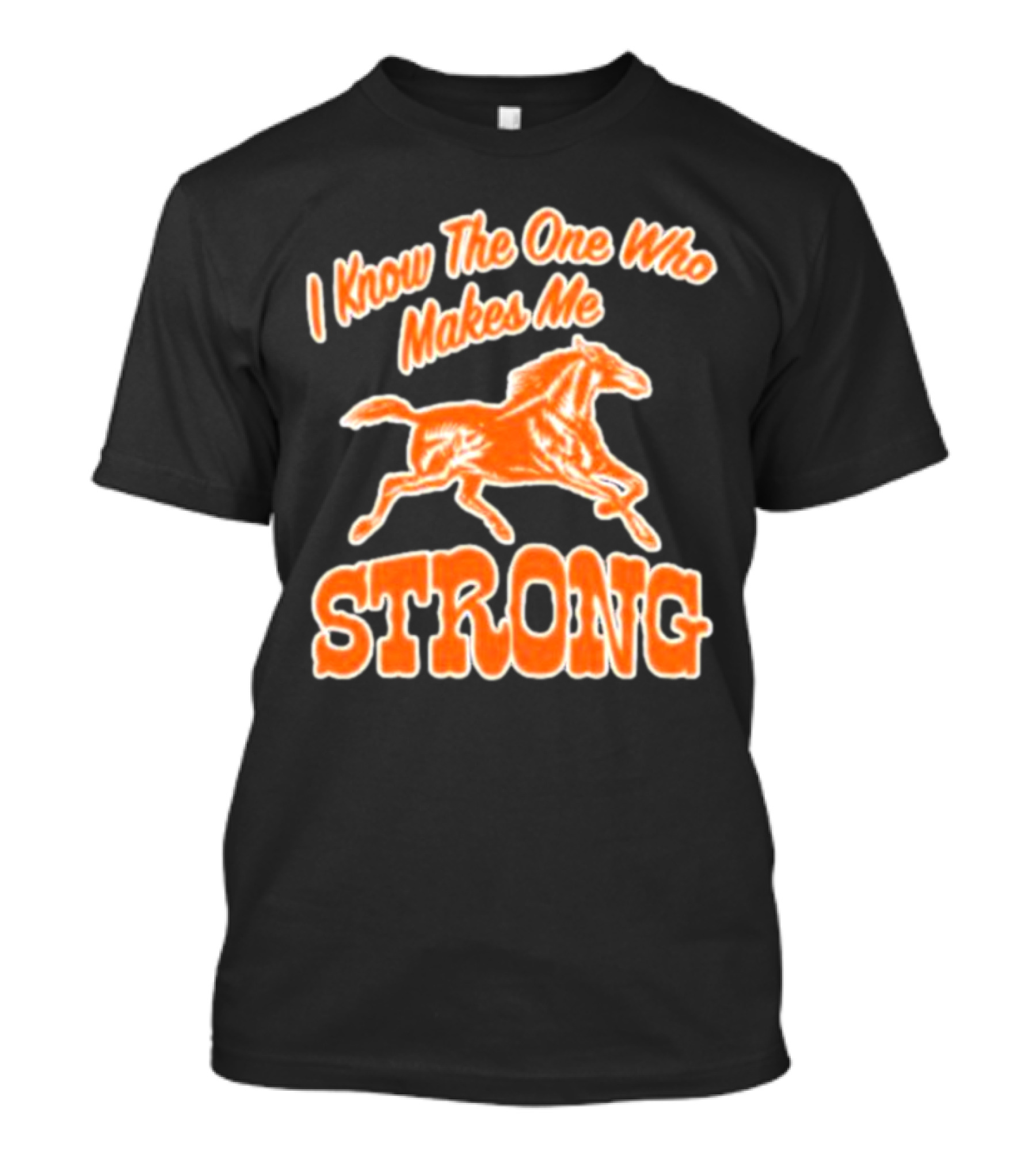 I Know The One Who Makes Me Strong Horse T-Shirt
