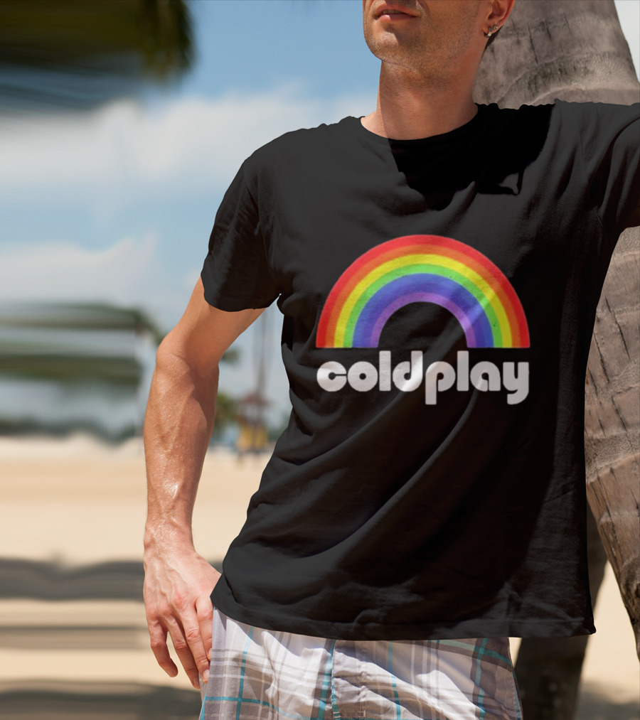 Coldplay Rainbow Multicolor T-Shirt