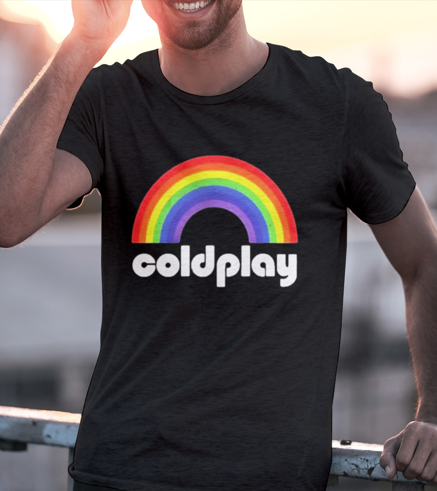 Coldplay Rainbow Multicolor T-Shirt
