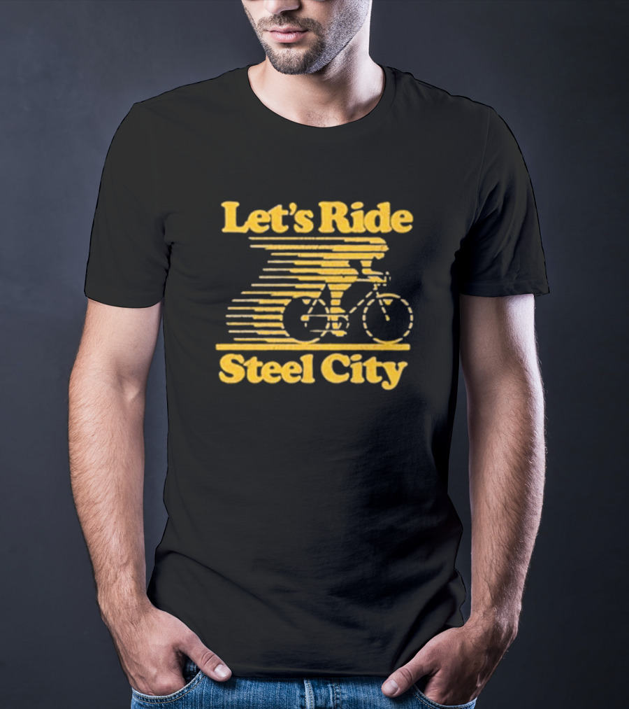 Let's Ride Steel City Cycling Adventure T-Shirt