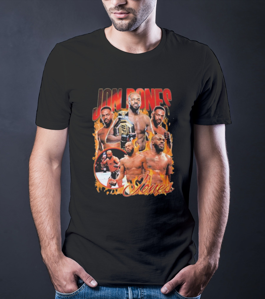 Jon Bones Jones UFC Champion Montage T-Shirt