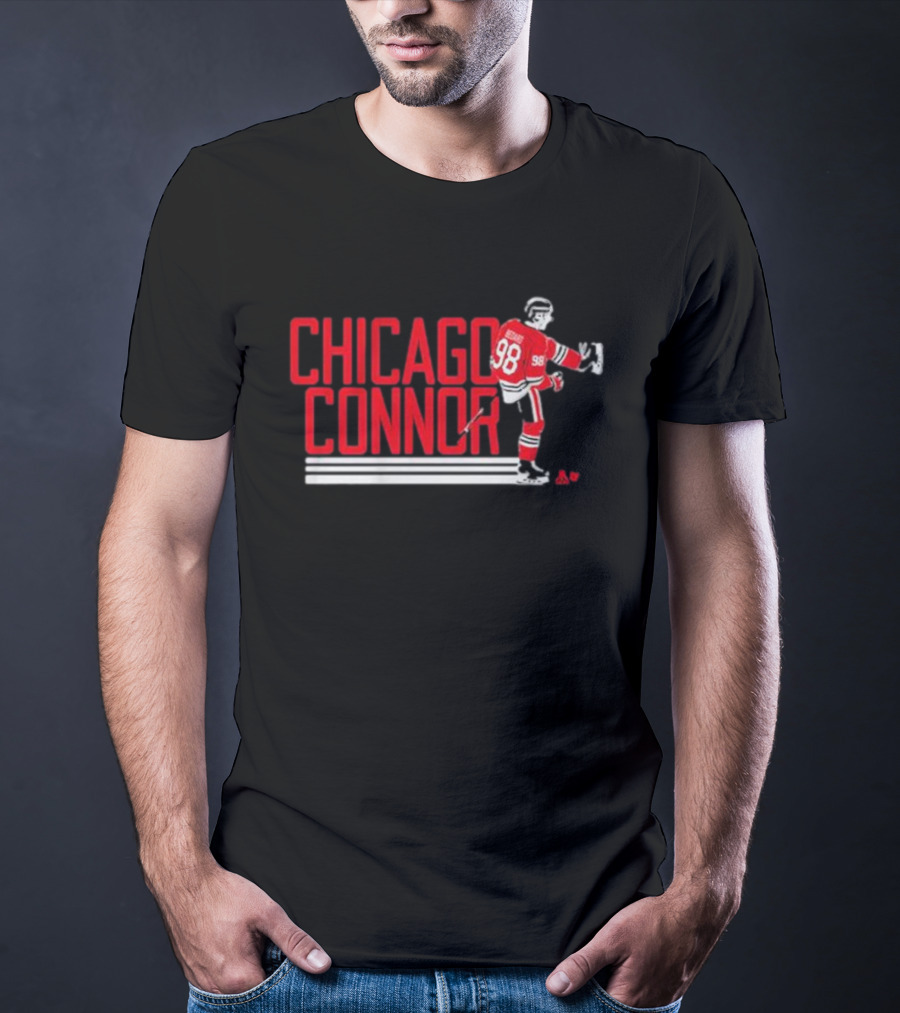 Chicago Connor Bedard Hockey Player 98 T-Shirt