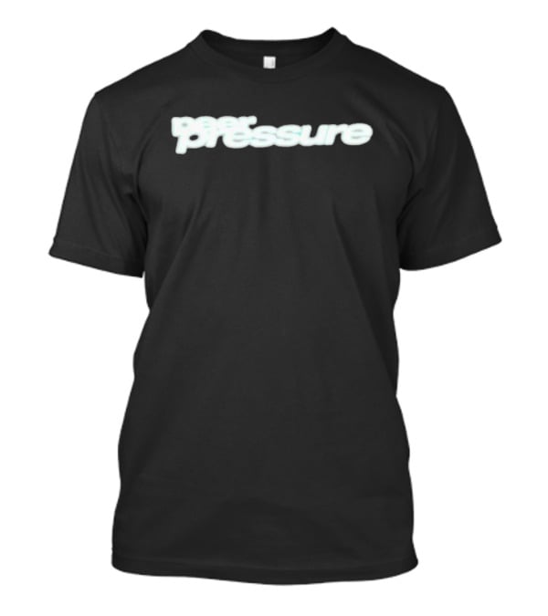Drake Peer Pressure Bold Blurred Text T-Shirt