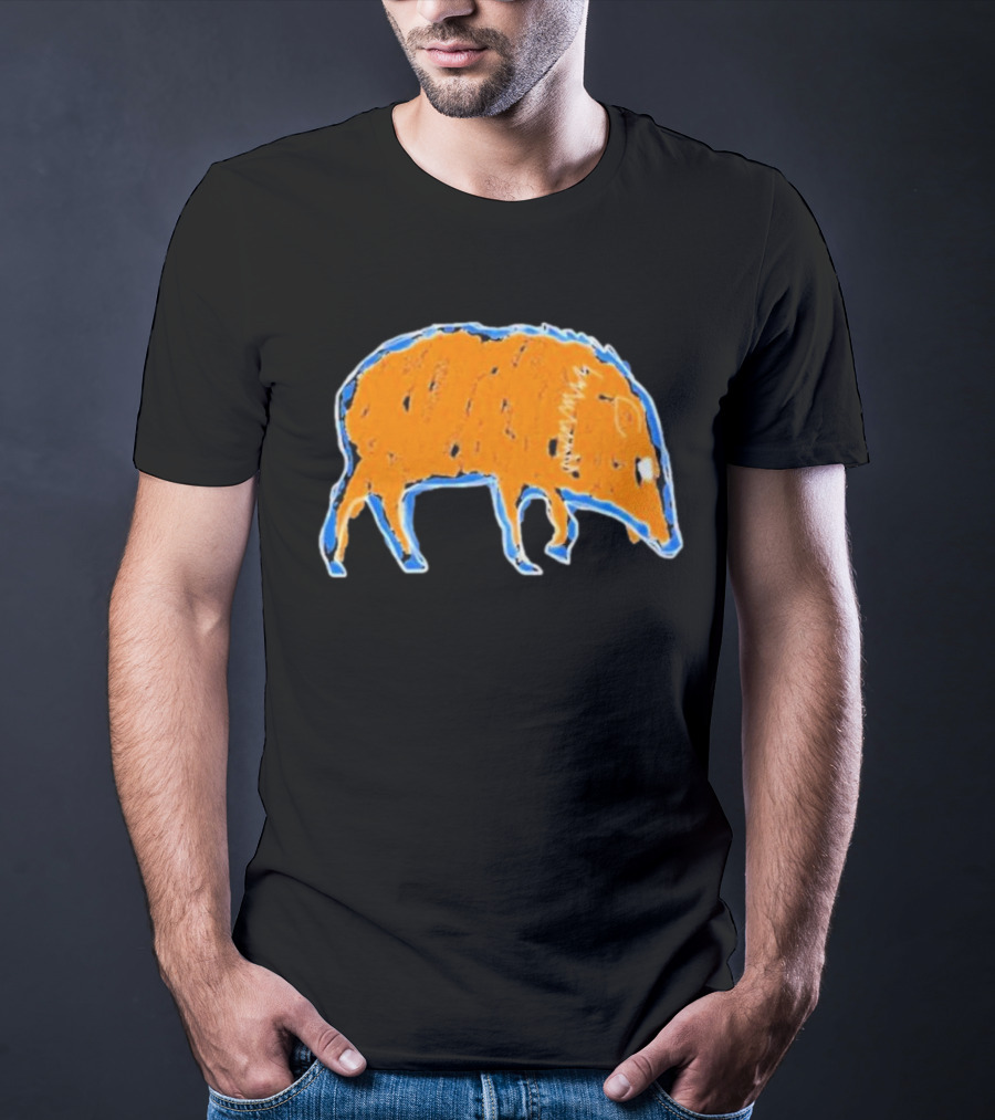 For All The Hogs Orange Boar T-Shirt